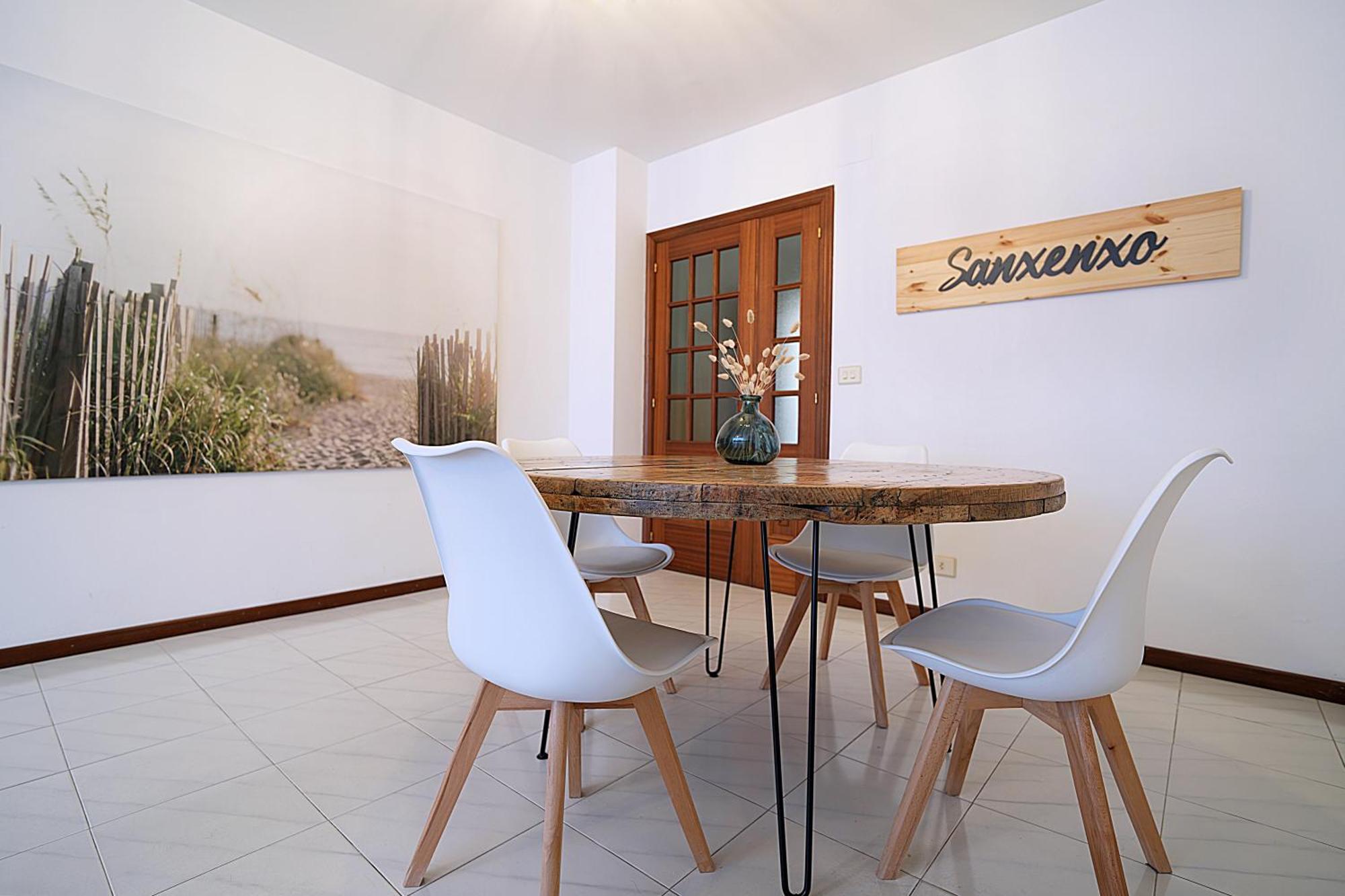 Apartamento De Playa En Sanxenxo Con Parking Eksteriør bilde